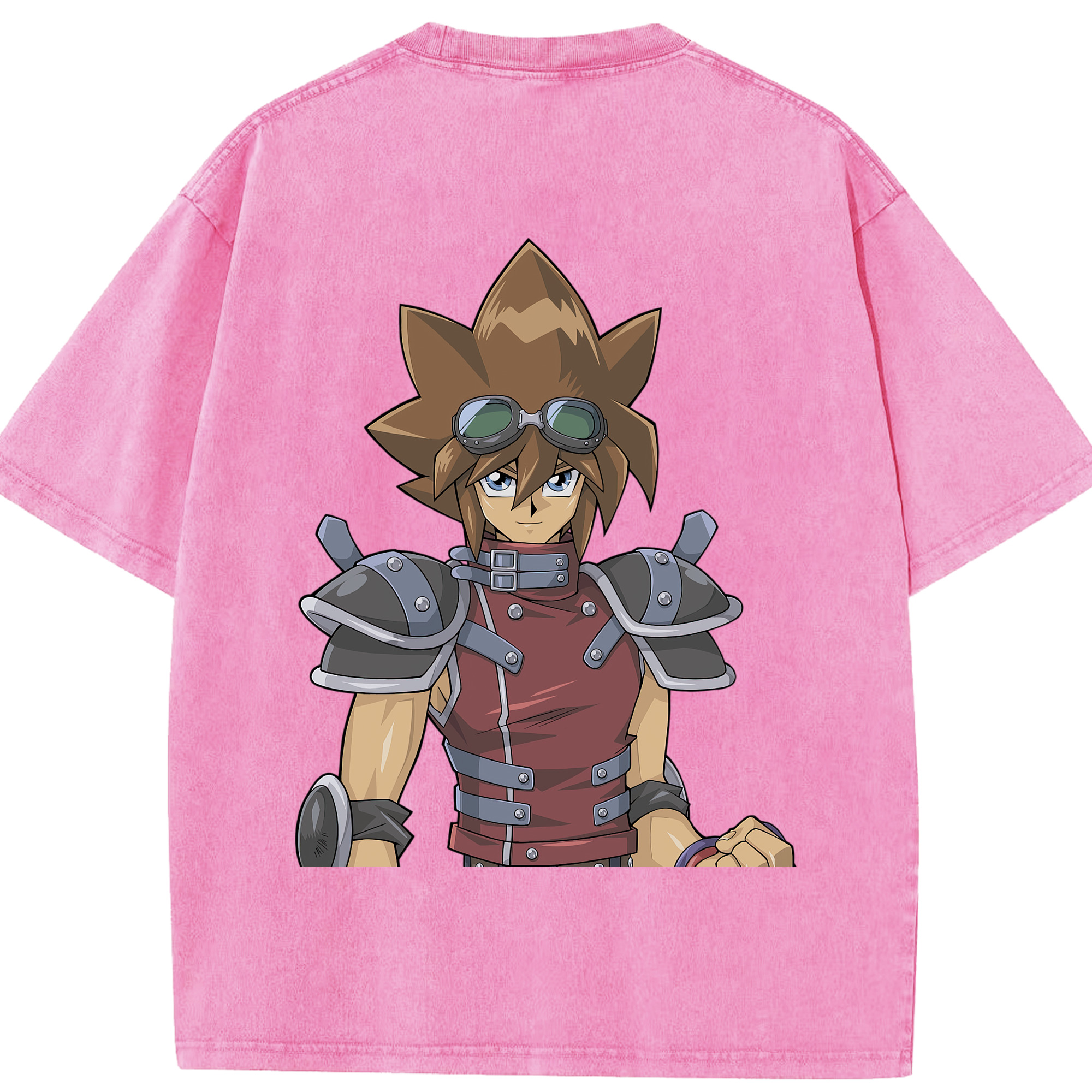 （画像用） 遊☆戯☆王 Yu-Gi-Oh! 綿100% ヴィンテージ風 半袖Tシャツ（背面プリント）